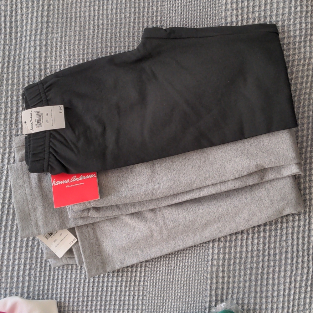 3 prs nwt Hanna Andersson leggings size 6-…